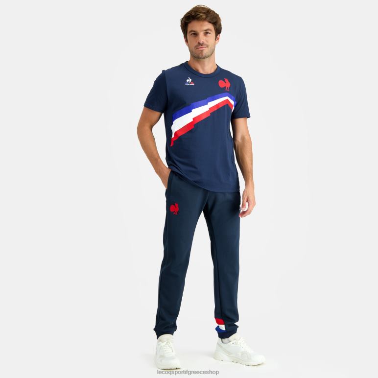 Le Coq Sportif είδη ένδυσης άνδρες μπλουζάκι μπλε D2ZV471