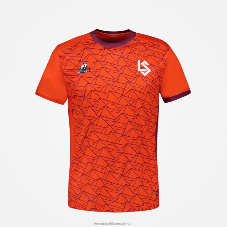 Le Coq Sportif είδη ένδυσης άνδρες πορτοκαλί ζέρσεϊ D2ZV479