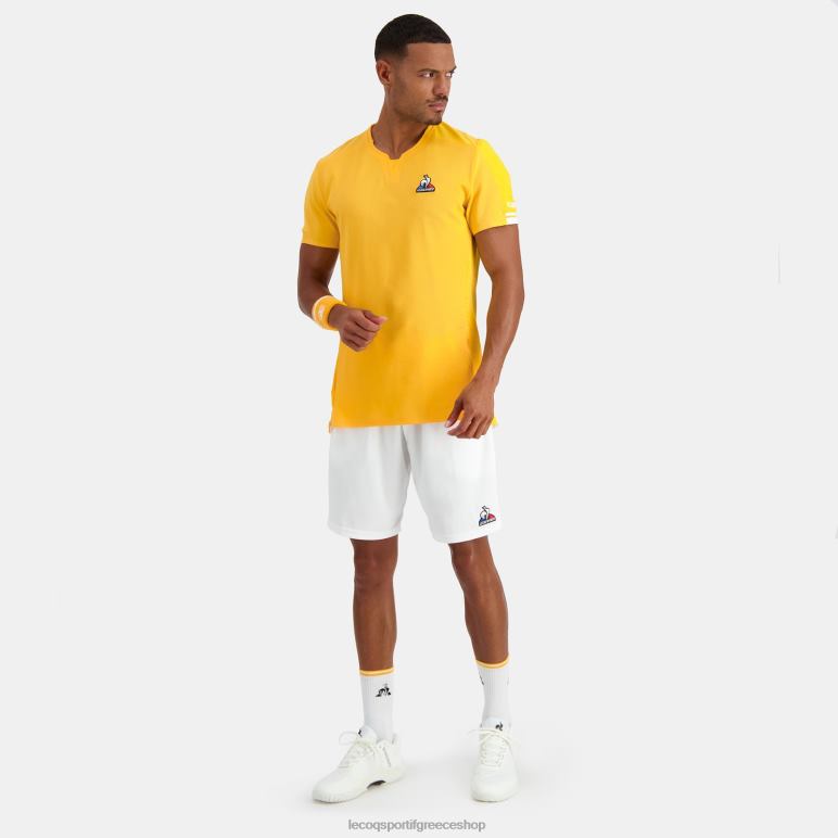 Le Coq Sportif είδη ένδυσης άνδρες μπλουζάκι πορτοκαλί D2ZV483