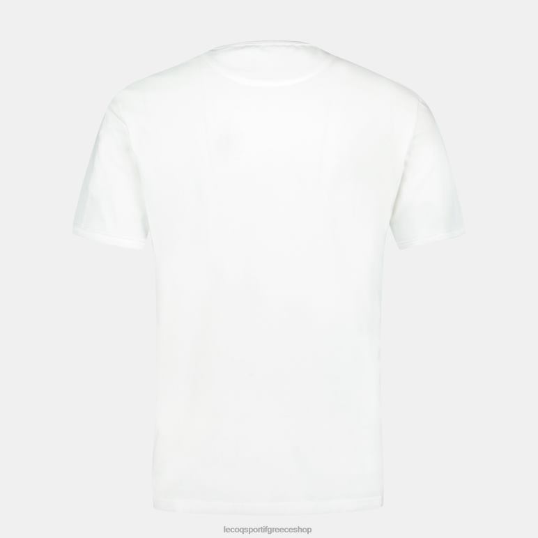 Le Coq Sportif είδη ένδυσης άνδρες μπλουζάκι λευκό D2ZV486