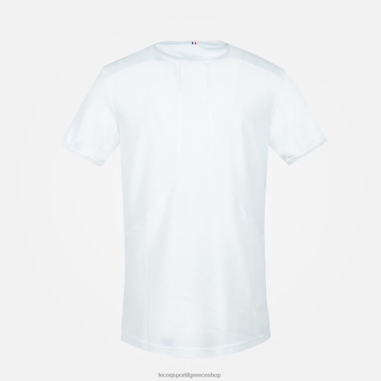 Le Coq Sportif είδη ένδυσης άνδρες μπλουζάκι λευκό D2ZV492