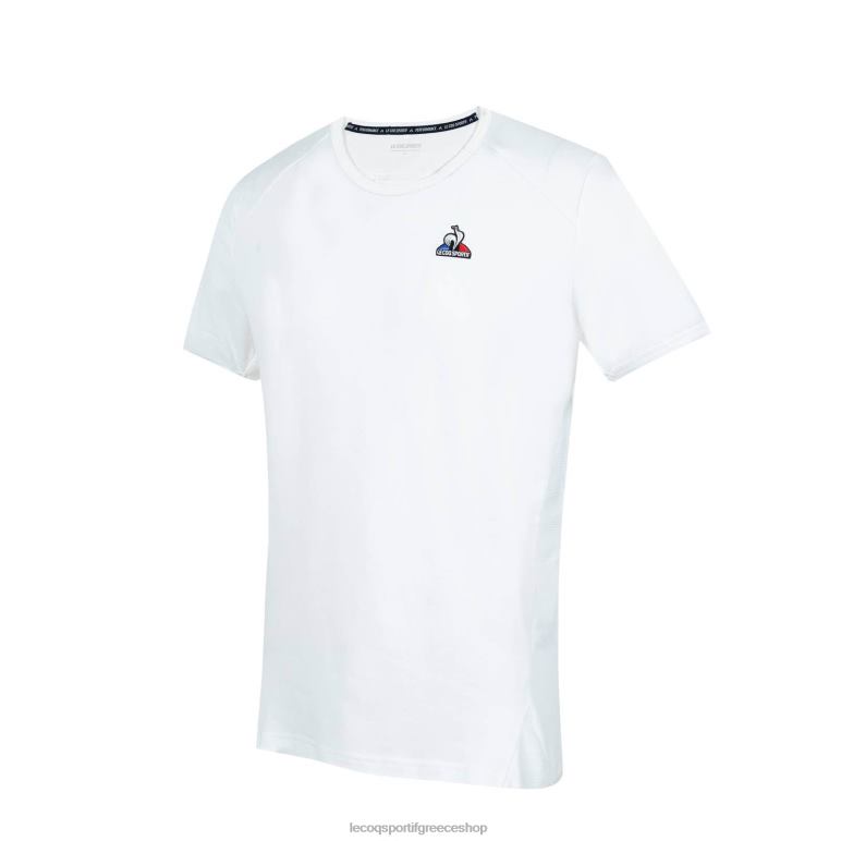 Le Coq Sportif είδη ένδυσης άνδρες μπλουζάκι λευκό D2ZV492