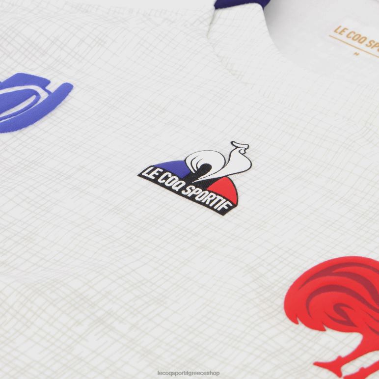 Le Coq Sportif είδη ένδυσης άνδρες αντίγραφο της φανέλας xv της Γαλλίας - Παγκόσμιο Κύπελλο ράγκμπι 2023 λευκή D2ZV693