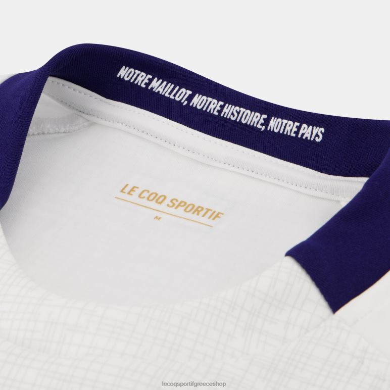 Le Coq Sportif είδη ένδυσης άνδρες αντίγραφο της φανέλας xv της Γαλλίας - Παγκόσμιο Κύπελλο ράγκμπι 2023 λευκή D2ZV693