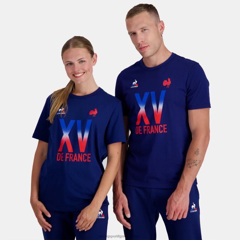 Le Coq Sportif είδη ένδυσης άνδρες μπλουζάκι - xv de france μπλε D2ZV141