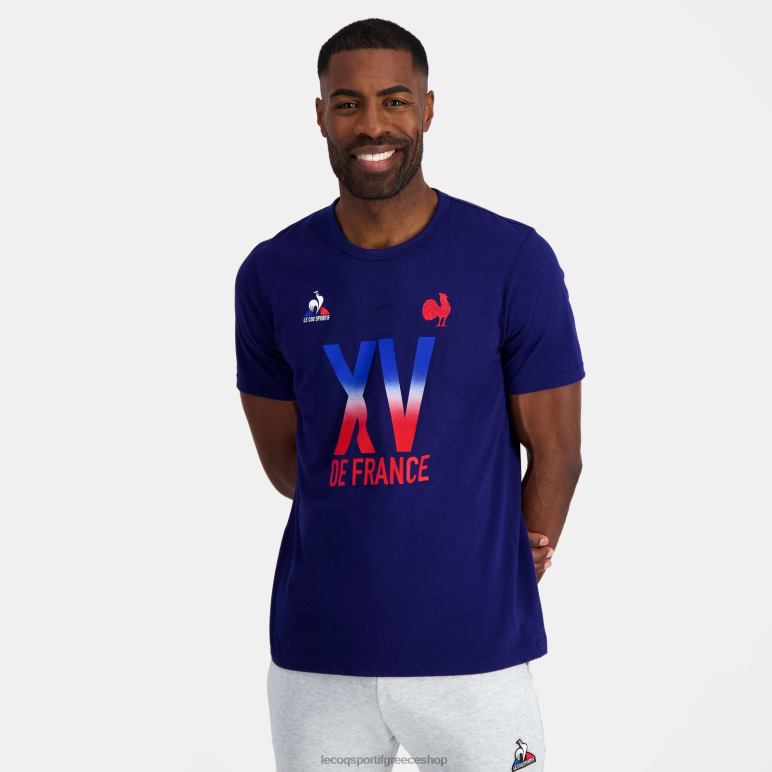 Le Coq Sportif είδη ένδυσης άνδρες μπλουζάκι - xv de france μπλε D2ZV141
