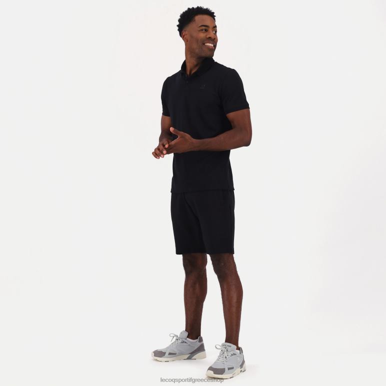 Le Coq Sportif είδη ένδυσης άνδρες πόλο μαύρο D2ZV129