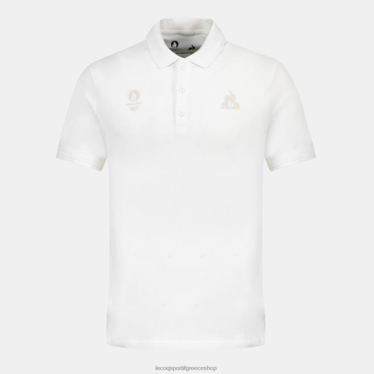 Le Coq Sportif είδη ένδυσης άνδρες πόλο λευκό D2ZV130