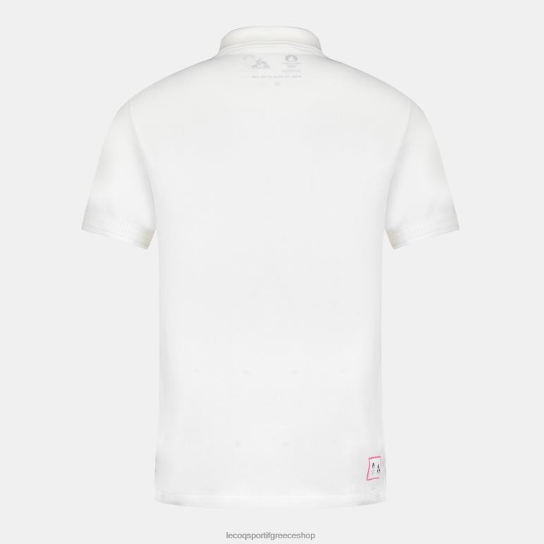Le Coq Sportif είδη ένδυσης άνδρες πόλο λευκό D2ZV130
