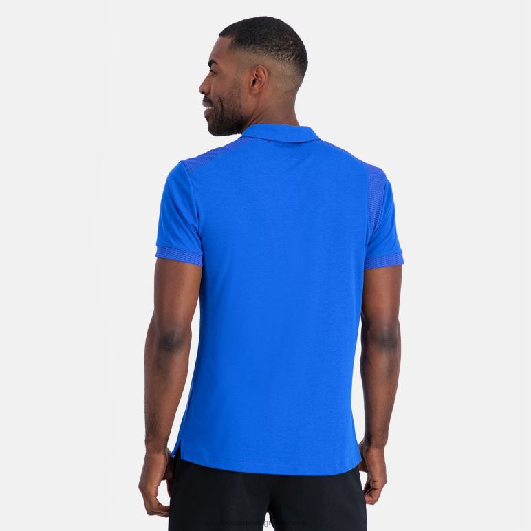 Le Coq Sportif είδη ένδυσης άνδρες πόλο μπλε D2ZV131