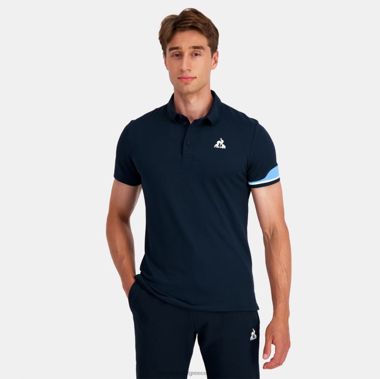 Le Coq Sportif είδη ένδυσης άνδρες πόλο μπλε D2ZV132