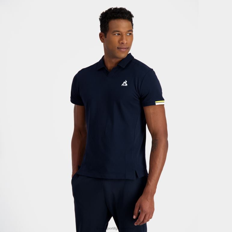 Le Coq Sportif είδη ένδυσης άνδρες πόλο μπλε D2ZV133