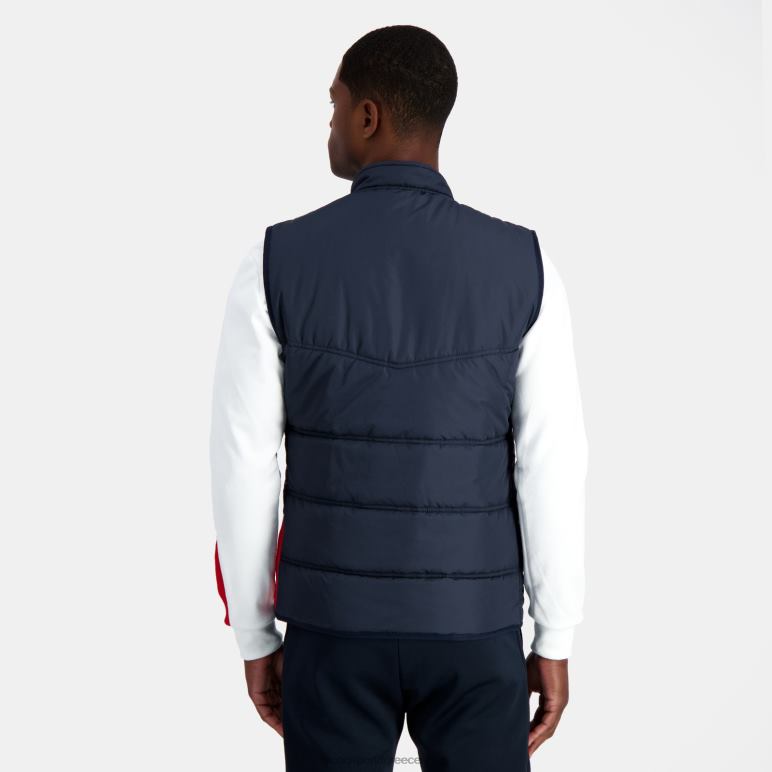 Le Coq Sportif είδη ένδυσης άνδρες unisex αμάνικο μπουφάν μπλε D2ZV118