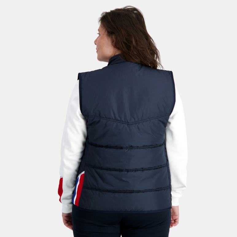 Le Coq Sportif είδη ένδυσης άνδρες unisex αμάνικο μπουφάν μπλε D2ZV118