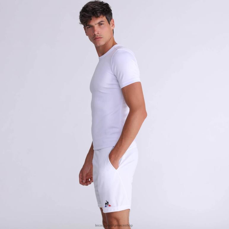 Le Coq Sportif είδη ένδυσης άνδρες σορτς λευκό D2ZV514