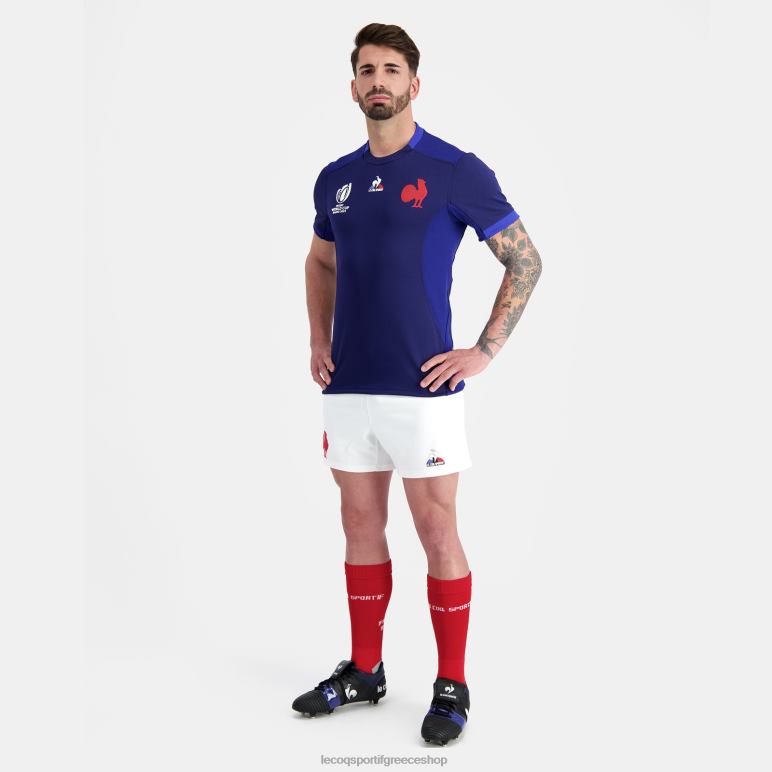 Le Coq Sportif είδη ένδυσης άνδρες ρεπλίκα κοντό - xv de france λευκό D2ZV235