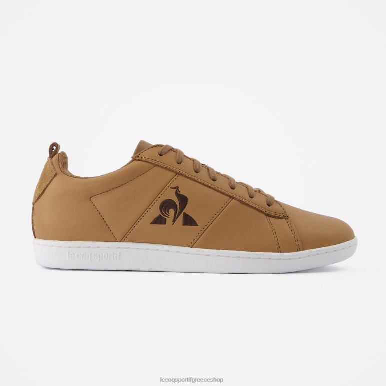Le Coq Sportif παπούτσια άνδρες παπούτσι courtclassic craft καφέ D2ZV563