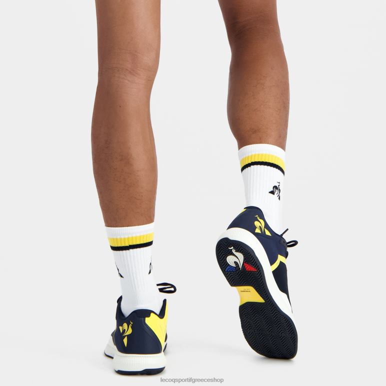 Le Coq Sportif παπούτσια άνδρες παπούτσι futur lcs t01 πήλινο μπλε D2ZV708