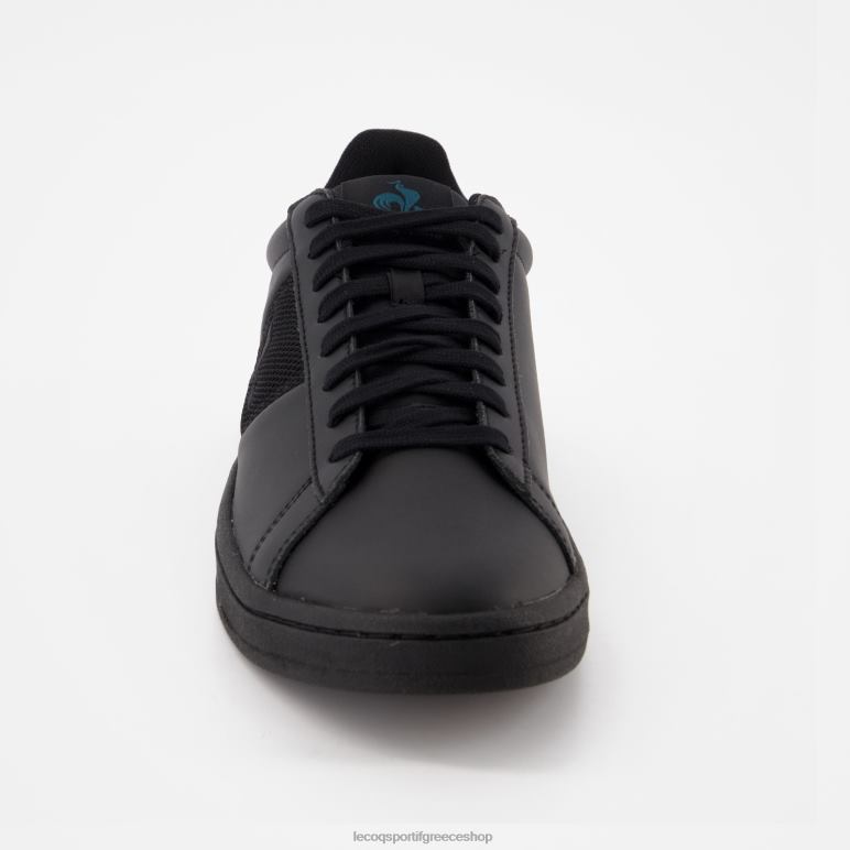 Le Coq Sportif παπούτσια άνδρες παπούτσι κλασικό απαλό τρίχρωμο σκούρο μαύρο D2ZV280