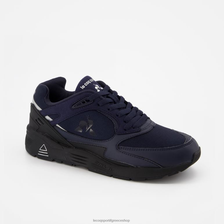 Le Coq Sportif παπούτσια άνδρες παπούτσι lcs r1100 μαύρη σόλα μπλε D2ZV542