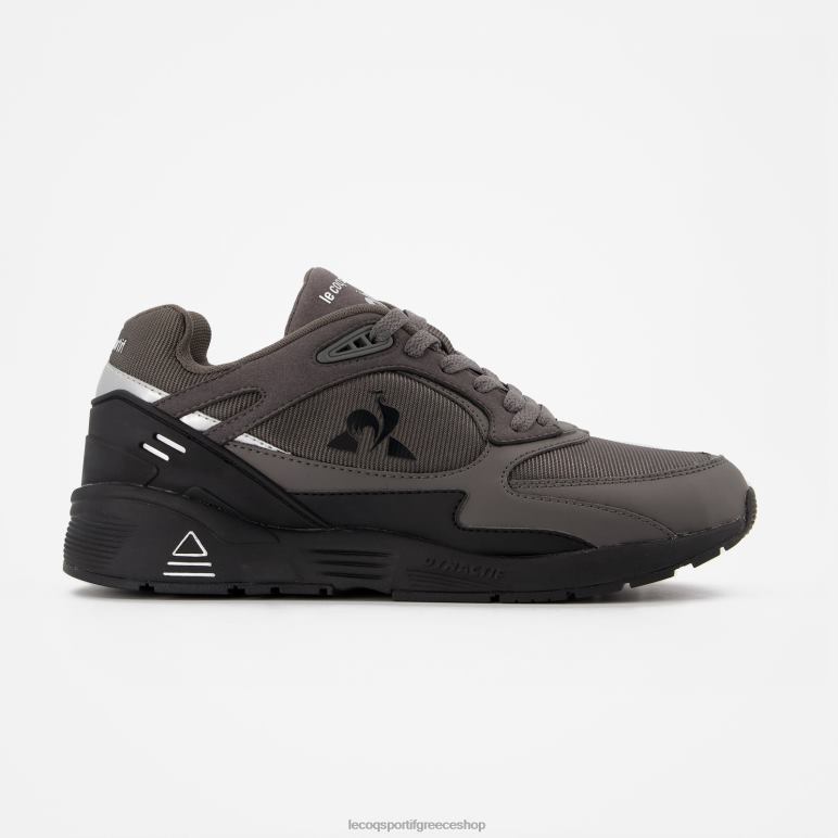 Le Coq Sportif παπούτσια άνδρες παπούτσι lcs r1100 μαύρη σόλα γκρι D2ZV543