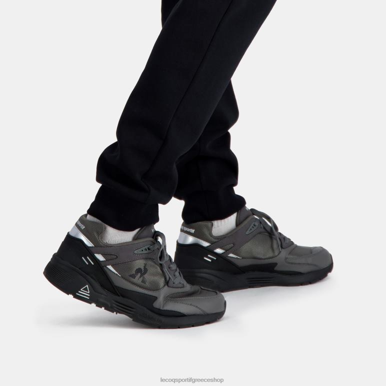 Le Coq Sportif παπούτσια άνδρες παπούτσι lcs r1100 μαύρη σόλα γκρι D2ZV543