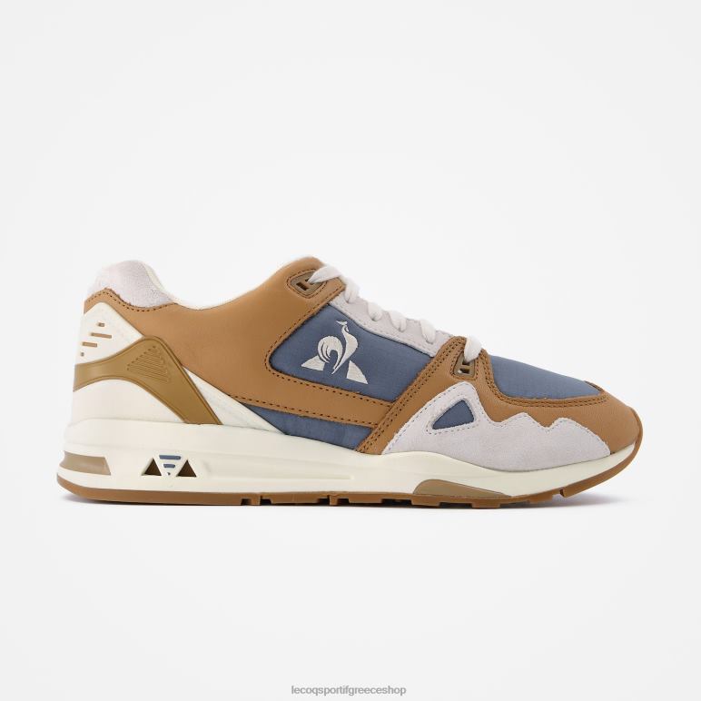 Le Coq Sportif παπούτσια άνδρες shoe lcs r1000 ripstop καφέ D2ZV530