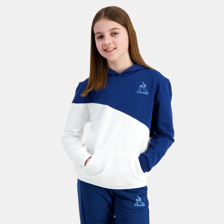 Le Coq Sportif είδη ένδυσης παιδιά μπλούζα με κουκούλα μπλε D2ZV395