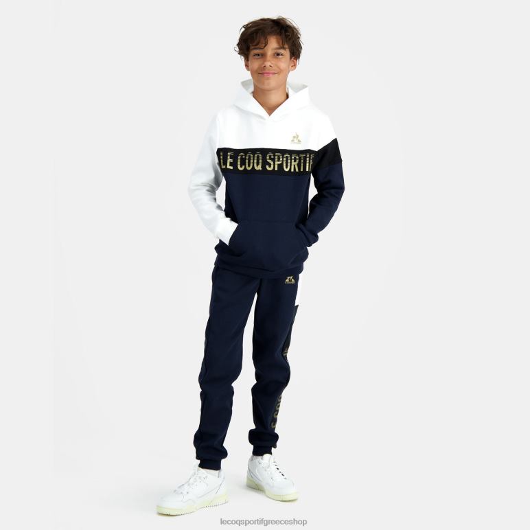 Le Coq Sportif είδη ένδυσης παιδιά μπλούζα με κουκούλα μπλε D2ZV638