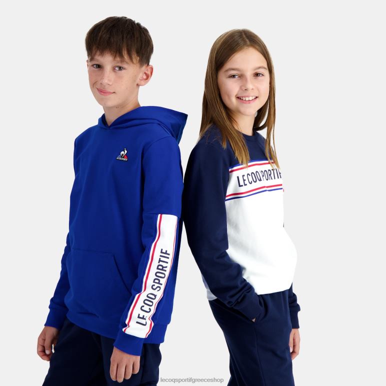 Le Coq Sportif είδη ένδυσης παιδιά μπλούζα με κουκούλα μπλε D2ZV653