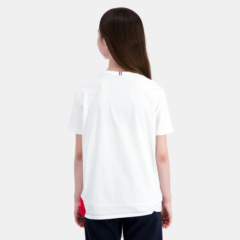 Le Coq Sportif είδη ένδυσης παιδιά μπλουζάκι λευκό D2ZV383