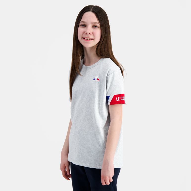 Le Coq Sportif είδη ένδυσης παιδιά μπλουζάκι γκρι D2ZV384