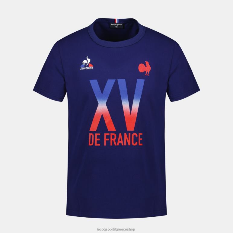 Le Coq Sportif είδη ένδυσης παιδιά μπλουζάκι - xv de france μπλε D2ZV389