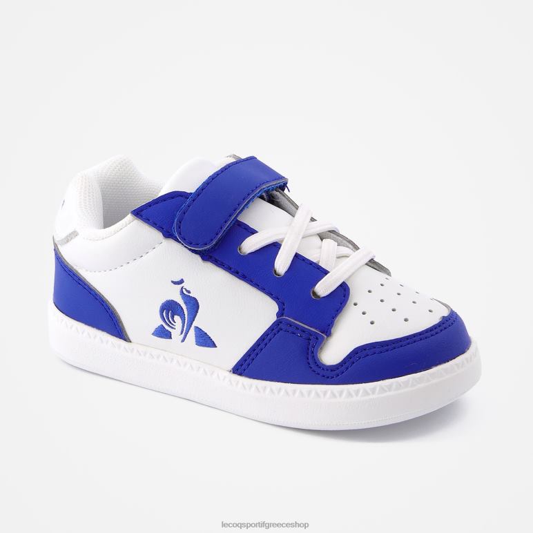 Le Coq Sportif παπούτσια παιδιά παπούτσι σημείο διάλειμμα κοριτσάκι αθλητικό λευκό D2ZV683