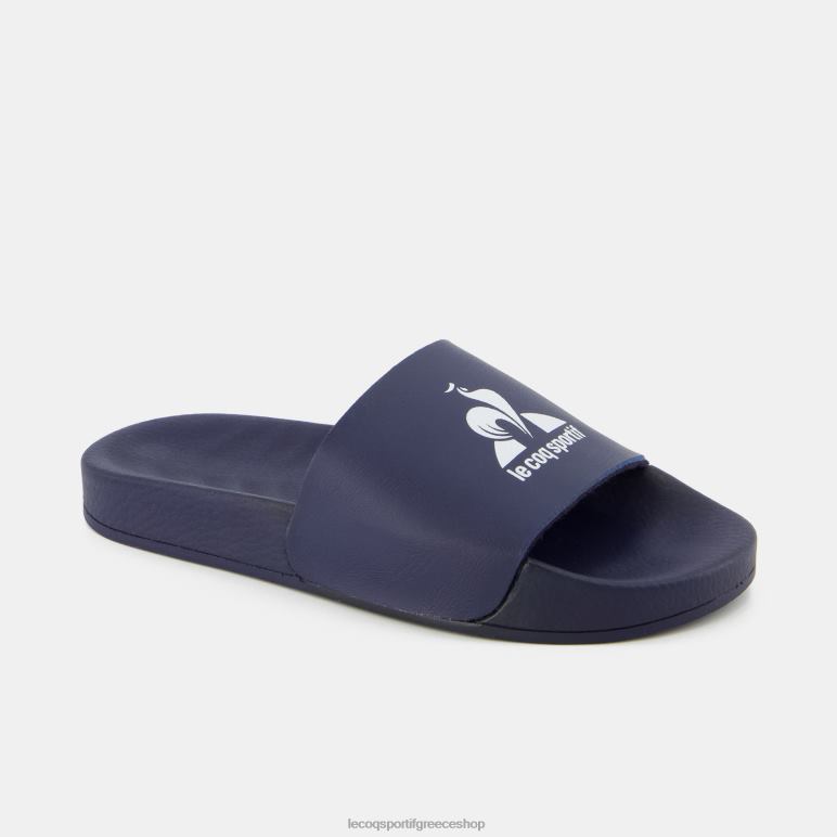 Le Coq Sportif παπούτσια παιδιά διαφάνειες σε μπλε της Γαλλίας D2ZV424