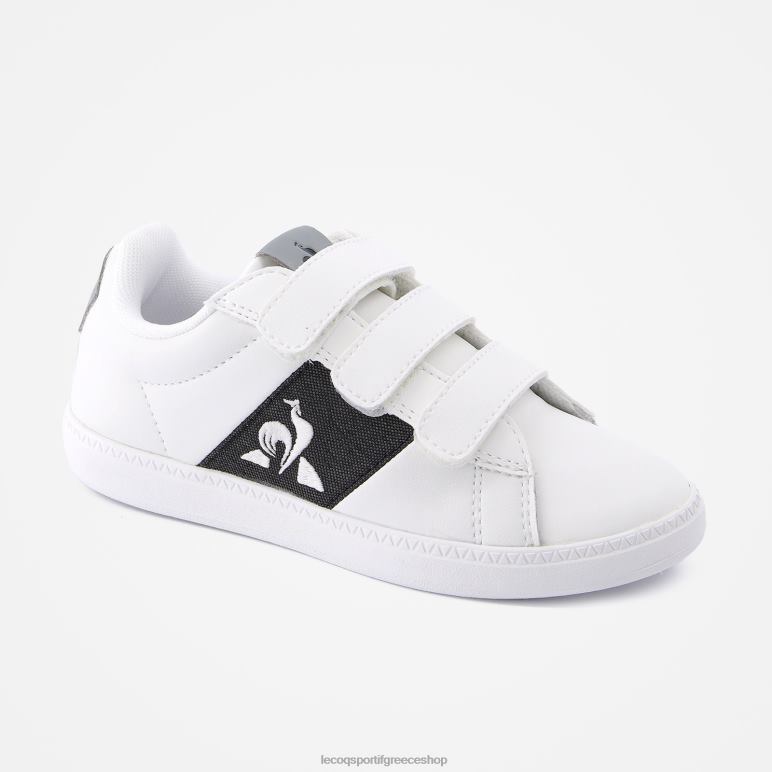 Le Coq Sportif παπούτσια παιδιά παπούτσι courtclassic 2 τόνων λευκό D2ZV686