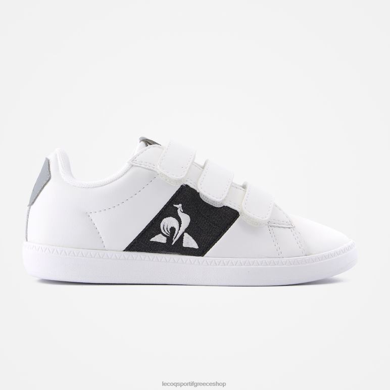 Le Coq Sportif παπούτσια παιδιά παπούτσι courtclassic 2 τόνων λευκό D2ZV686